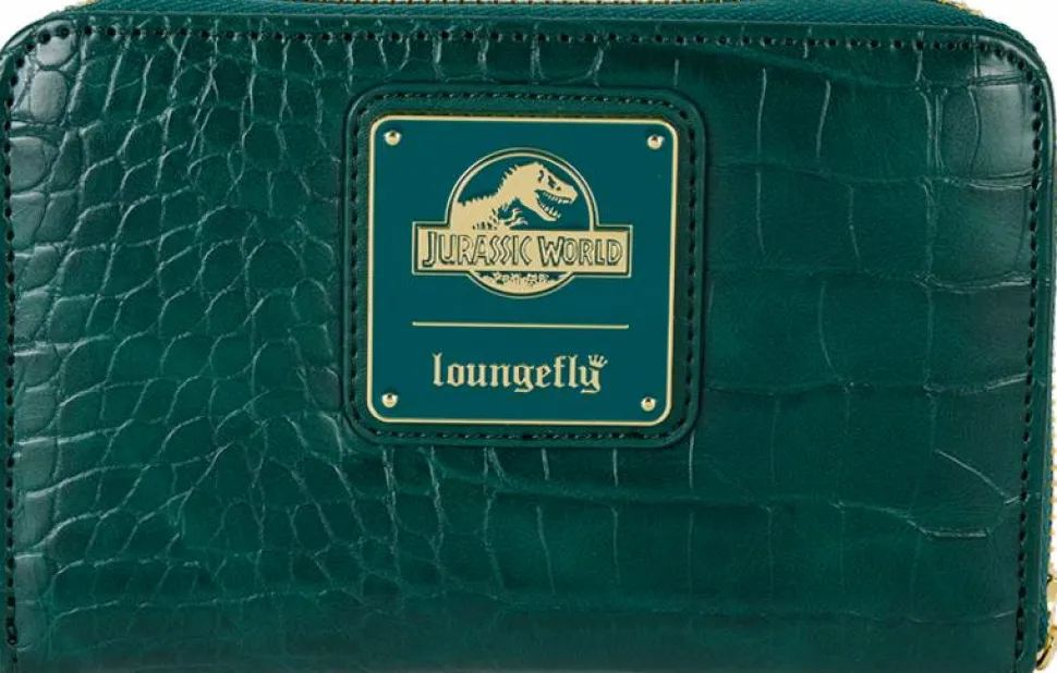 Jurassic World - Jungle Velociraptor Lenticular 4" Faux Leather Zip-Around Wallet