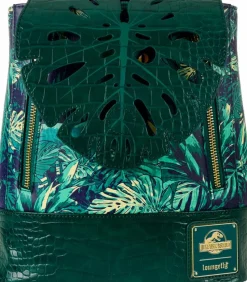 Jurassic World - Jungle Velociraptor Drawstring Glow in the Dark 10" Faux Leather Mini Backpack