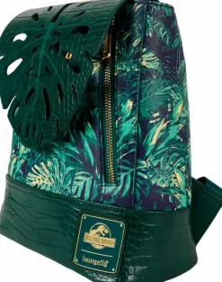 Jurassic World - Jungle Velociraptor Drawstring Glow in the Dark 10" Faux Leather Mini Backpack