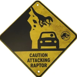 Jurassic World - Metal Warning Signs Scaled Replica Box Set