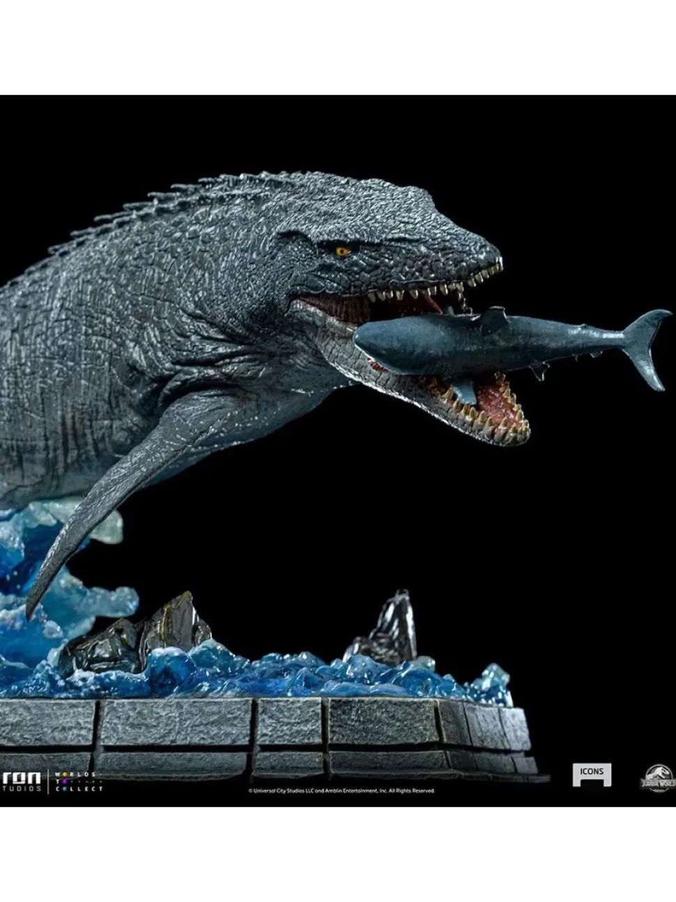 Jurassic World - Mosasaurus Icons 6” Statue