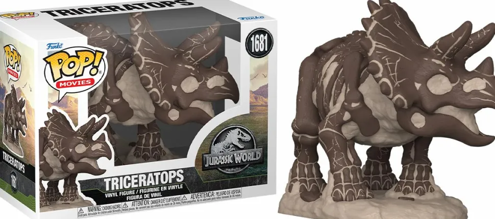 Jurassic World - Triceratops Fossil Pop! Vinyl Figure