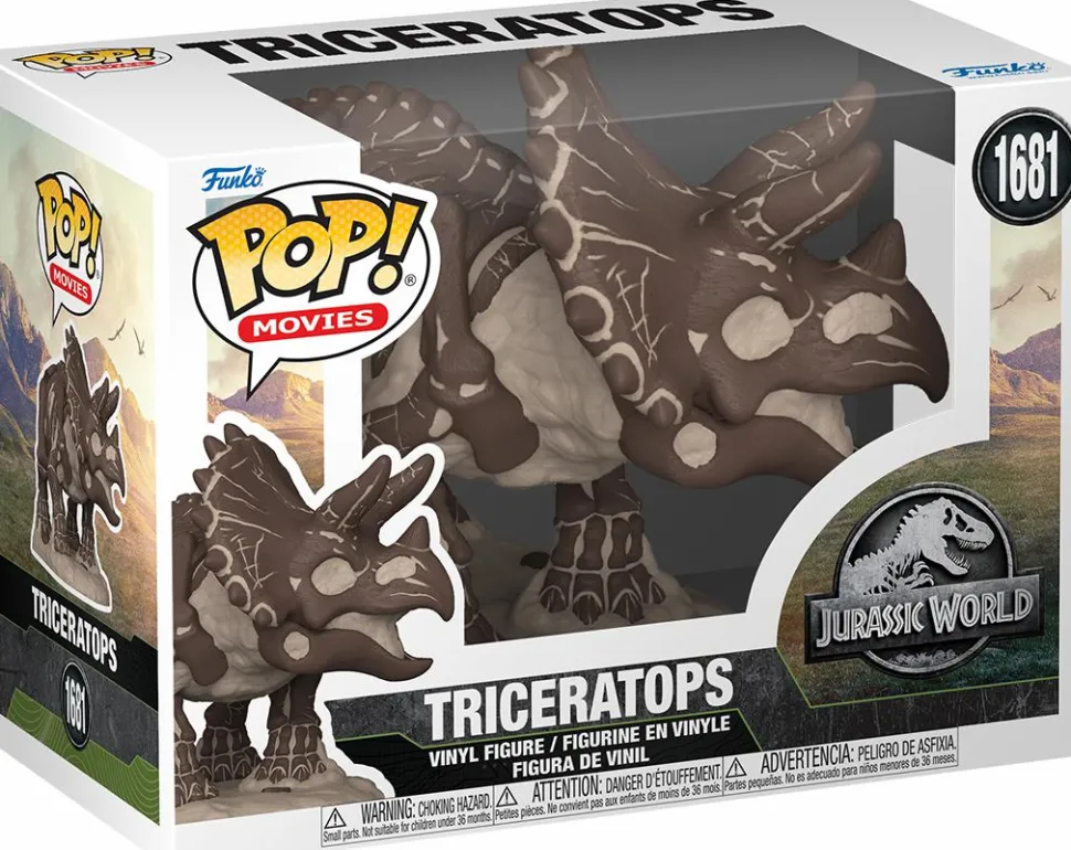 Jurassic World - Triceratops Fossil Pop! Vinyl Figure