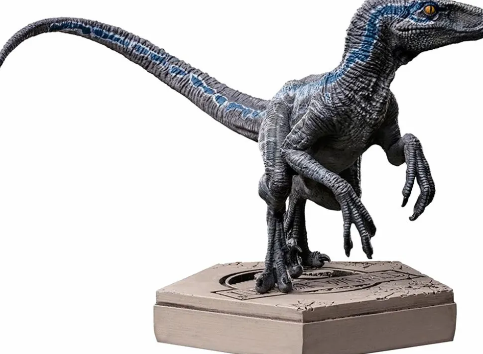 Jurassic World - Velociraptor B Blue Icons 3.5” Statue