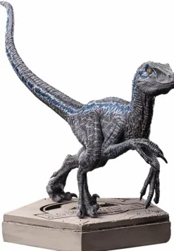 Jurassic World - Velociraptor Blue Icons 4” Statue