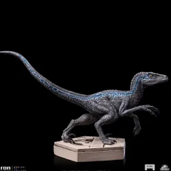 Jurassic World - Velociraptor Blue Icons 4” Statue