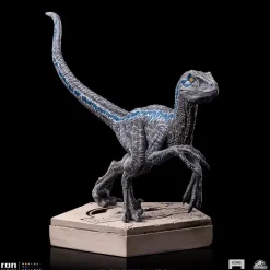 Jurassic World - Velociraptor Blue Icons 4” Statue