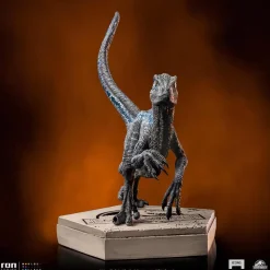 Jurassic World - Velociraptor Blue Icons 4” Statue