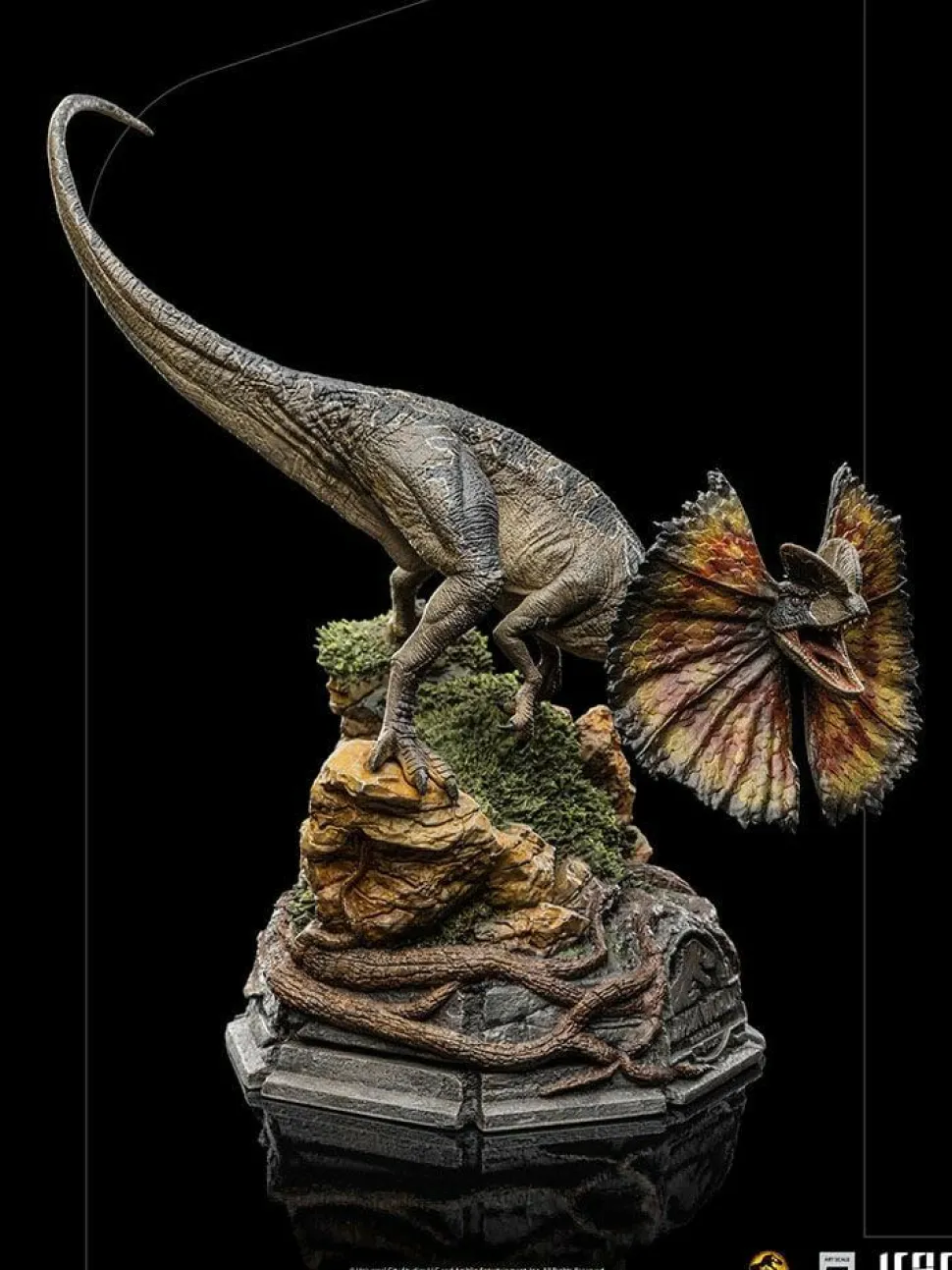 Jurassic World: Dominion - Dilophosaurus 1/10th Scale Statue