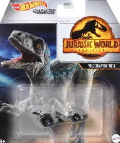 Jurassic World Dominion - Velociraptor 'Beta' Hot Wheels Character Cars 1/64th Scale Die-Cast Vehicle