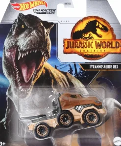 Jurassic World Dominion - Tyrannosaurus Rex Hot Wheels Character Cars 1/64th Scale Die-Cast Vehicle