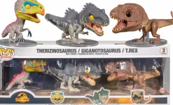 Jurassic World: Dominion - Therizinosaurus, Giganotosaurus & T-Rex Pop! Vinyl Figure 3-Pack