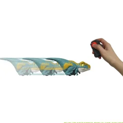 Jurassic World Dominion - Red Atrociraptor Uncaged Click Tracker 6” Electronic Toy