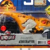 Jurassic World Dominion - Orange Atrociraptor Uncaged Click Tracker 6” Electronic Toy