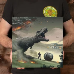 Jurassic World: Fallen Kingdom - Original Motion Picture Soundtrack by Michael Giacchino 2xLP Vinyl Record (“Indo-Raptor” Orange Stripe Coloured Vinyl)