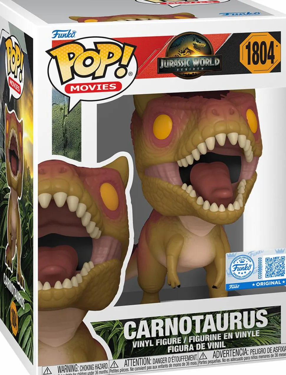 Jurassic World: Rebirth (2025) - Carnotaurus Pop! Vinyl Figure