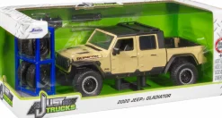Just Trucks - 2020 Jeep Gladiator with Tyre Rack 1/24th Scale Die-Cast Vehicle Replica