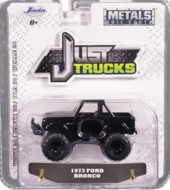 Just Trucks - Black 1973 Ford Bronco 1/64th Scale Die-Cast Vehicle Replica (Wave 20)