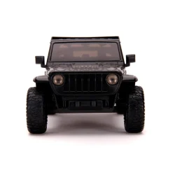 Just Trucks - Black 2020 Jeep Gladiator with Tyre Rack 1/24th Scale Die-Cast Vehicle Replica