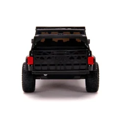 Just Trucks - Black 2020 Jeep Gladiator with Tyre Rack 1/24th Scale Die-Cast Vehicle Replica