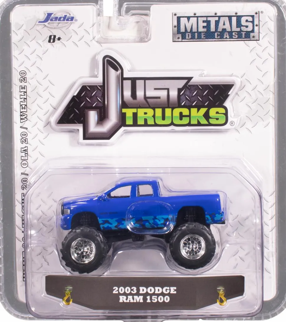 Just Trucks - Blue 2003 Dodge Ram 1500 1/64th Scale Die-Cast Vehicle Replica (Wave 20)