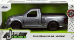Just Trucks - Grey 1999 Ford F-150 SVT Lightning 1/32 Scale Die-Cast Vehicle Replica