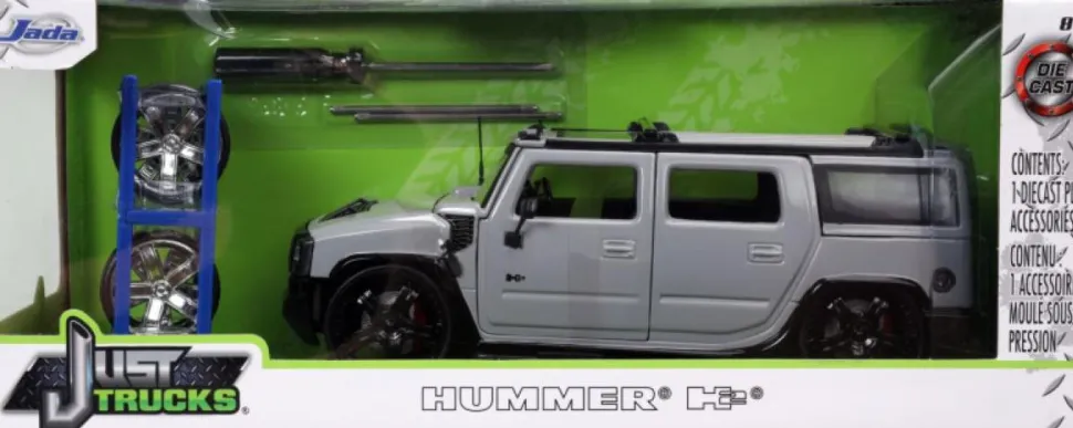 Just Trucks - Hummer H2 with Tyre Rack 1/24th Scale Die-Cast Vehicle Replica