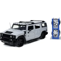 Just Trucks - Hummer H2 with Tyre Rack 1/24th Scale Die-Cast Vehicle Replica