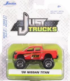 Just Trucks - Red 2006 Nissan Titan 1/64th Scale Die-Cast Vehicle Replica (Wave 21)