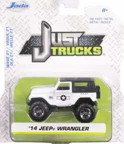 Just Trucks - White 2014 Jeep Wrangler 1/64th Scale Die-Cast Vehicle Replica (Wave 21)