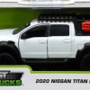 Just Trucks - White 2020 Nissan Titan Pro-4X 1/32 Scale Die-Cast Vehicle Replica