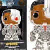 Justice League (2017) - Cyborg 4” Pop! Enamel Pin
