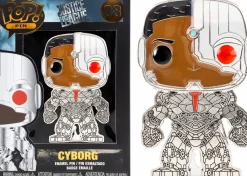 Justice League (2017) - Cyborg 4” Pop! Enamel Pin