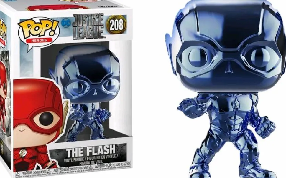 Justice League (2017) - The Flash Light Blue Chrome Funko Pop! Vinyl Figure