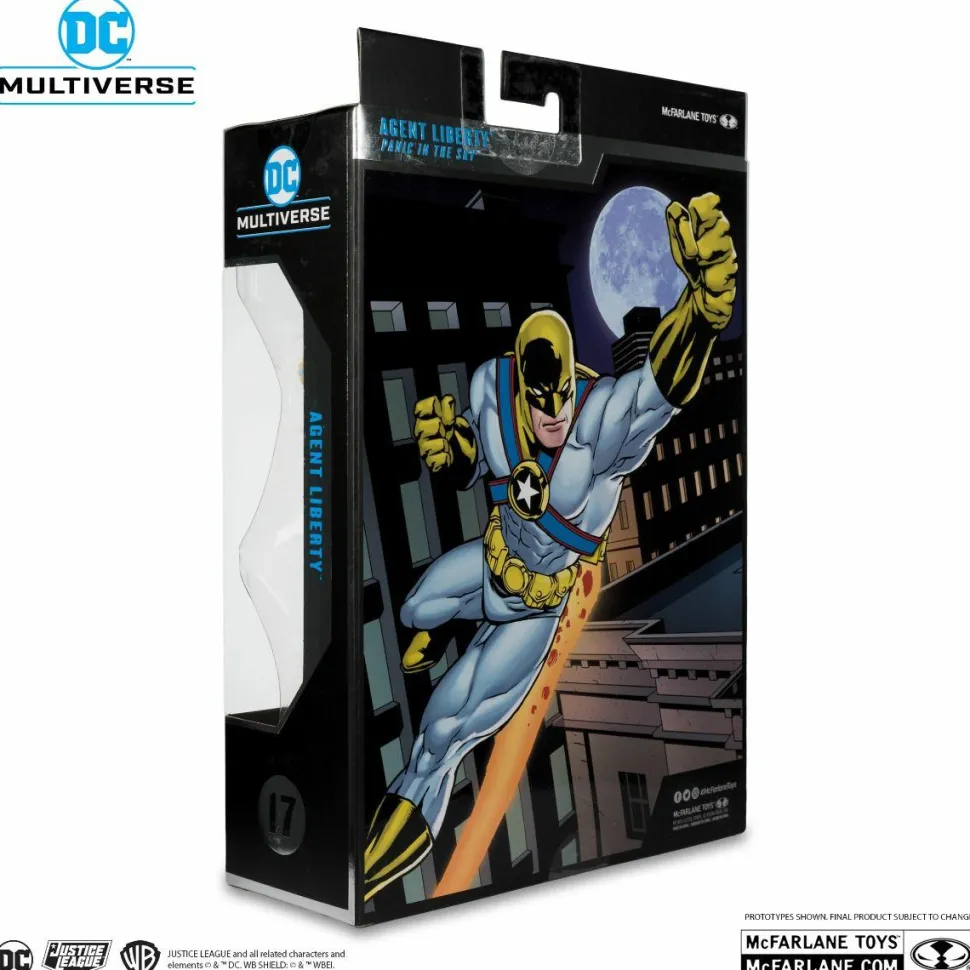 Justice League - Agent Liberty (Panic in the Sky) DC Multiverse McFarlane Collector Edition 7" Scale Action Figure (2024 SDCC Exclusive)