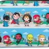 Justice League - Chibi Heroes 5” Faux Leather Zip-Around Wallet