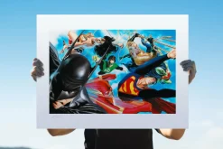 Justice League - JLA Liberty and Justice: Liberate Fine Art Print by Alex Ross