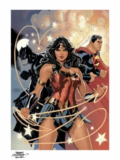 Justice League - Justice League Fine Art Print by Rachel & Terry Dodson