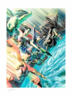 Justice League - Protectors of the Universe Fine Art Print by Alex Ross