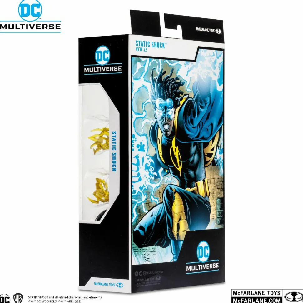 Justice League - Static Shock (New 52) DC Multiverse 7” Scale Action Figure