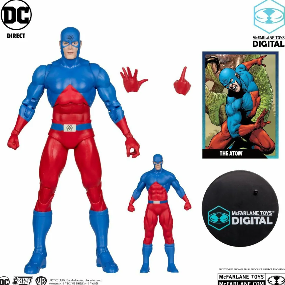 Justice League - The Atom (Silver Age) DC Multiverse Mcfarlane Toys Digital 7" Scale Action Figure