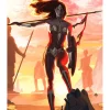 Justice League - Wonder Woman: Justice League Trinity Premium Art Print by Kris Anka