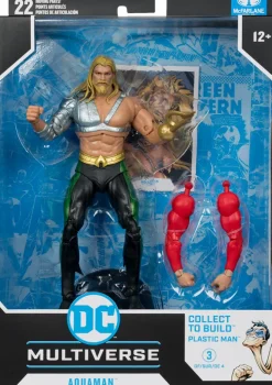 Justice League of America - Aquaman DC Multiverse 7" Scale Action Figure (Plastic Man Build-A-Figure)