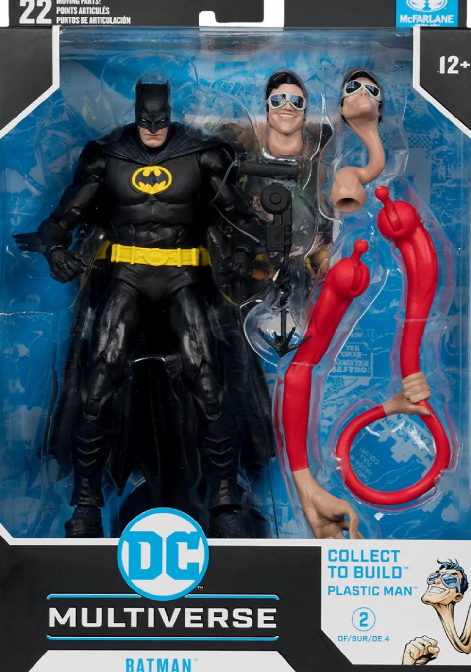 Justice League of America - Batman DC Multiverse 7" Scale Action Figure (Plastic Man Build-A-Figure)