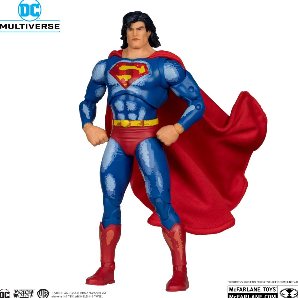 Justice League Task Force (1995) - Superman DC Multiverse 7" Scale Action Figure (Darkseid Build-A-Figure)