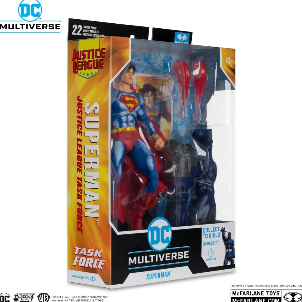 Justice League Task Force (1995) - Superman DC Multiverse 7" Scale Action Figure (Darkseid Build-A-Figure)