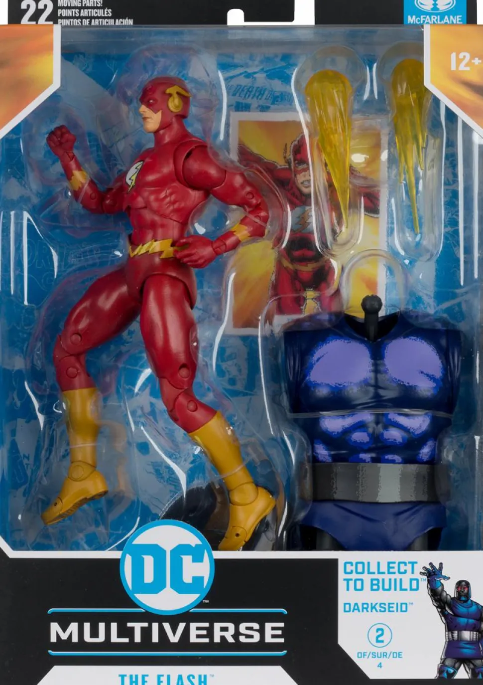 Justice League Task Force (1995) - The Flash DC Multiverse 7" Scale Action Figure (Darkseid Build-A-Figure)
