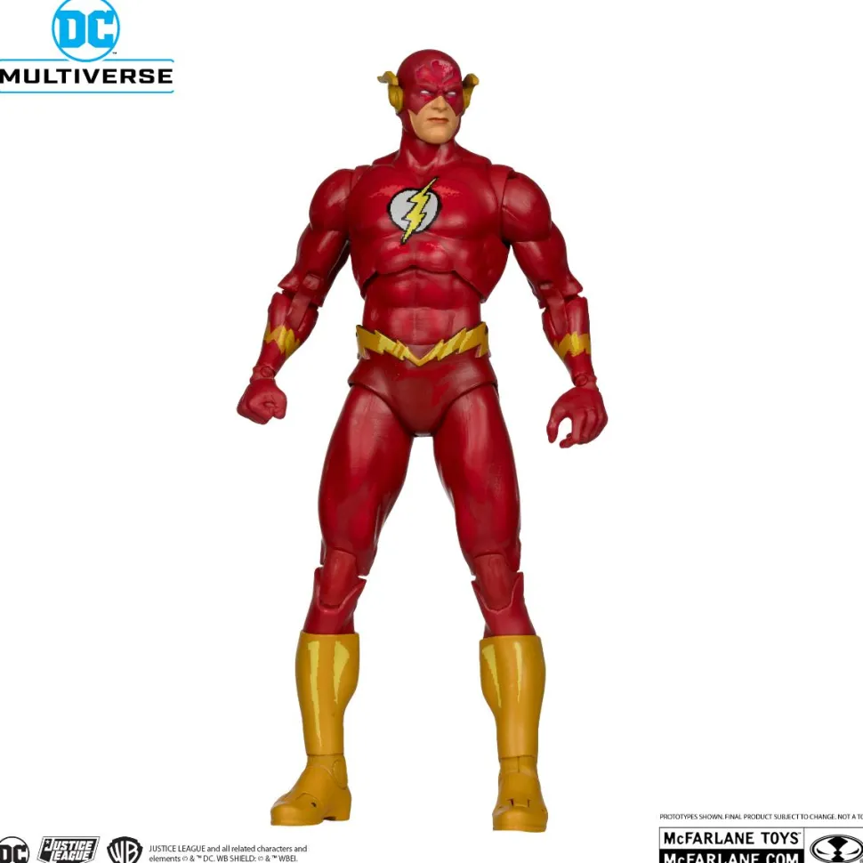 Justice League Task Force (1995) - The Flash DC Multiverse 7" Scale Action Figure (Darkseid Build-A-Figure)