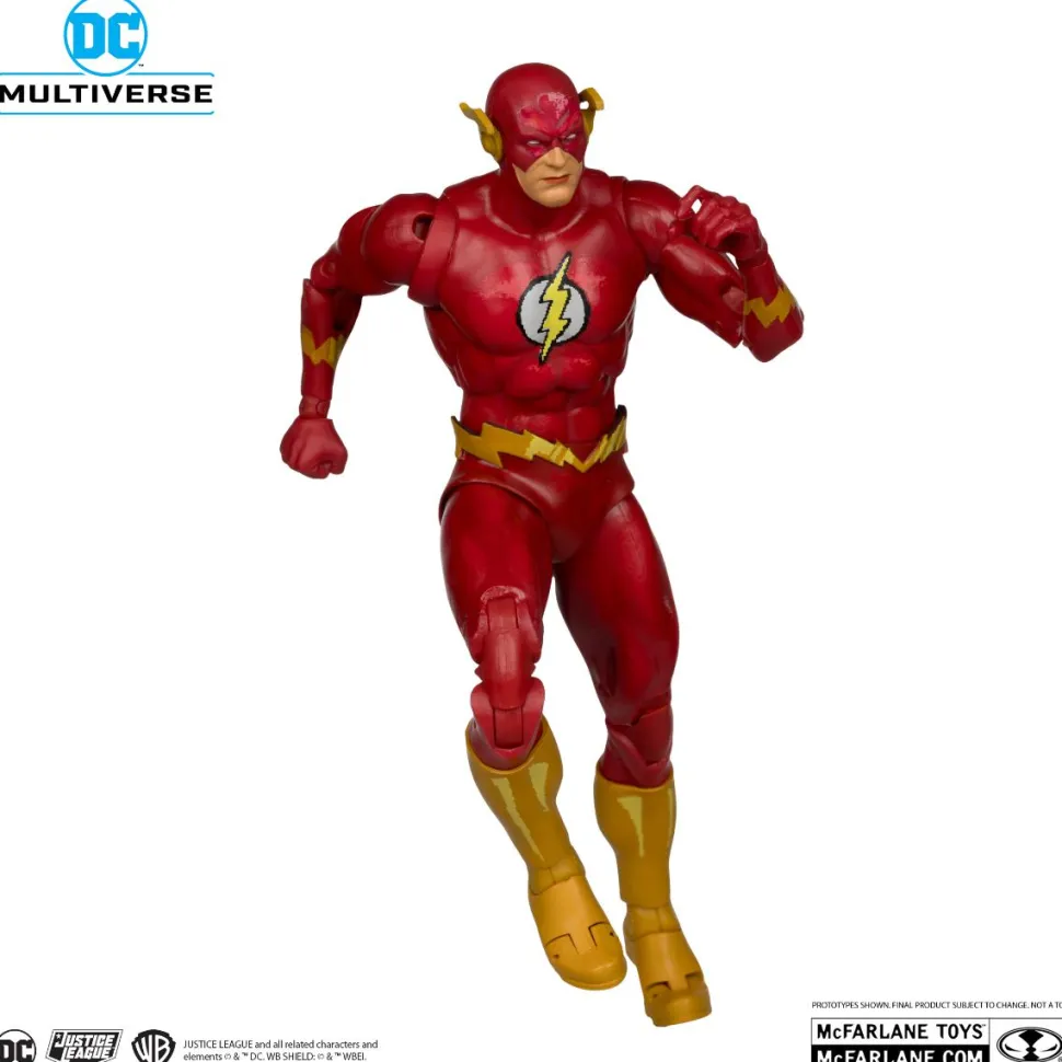 Justice League Task Force (1995) - The Flash DC Multiverse 7" Scale Action Figure (Darkseid Build-A-Figure)
