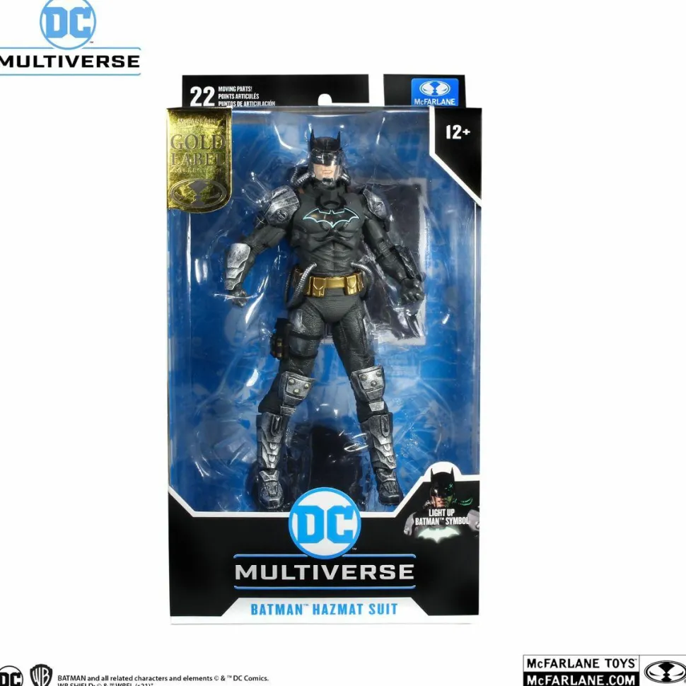 Justice League: The Amazo Virus - Batman Hazmat Suit Gold Label DC Multiverse 7” Scale Action Figure (Int Sales Only)